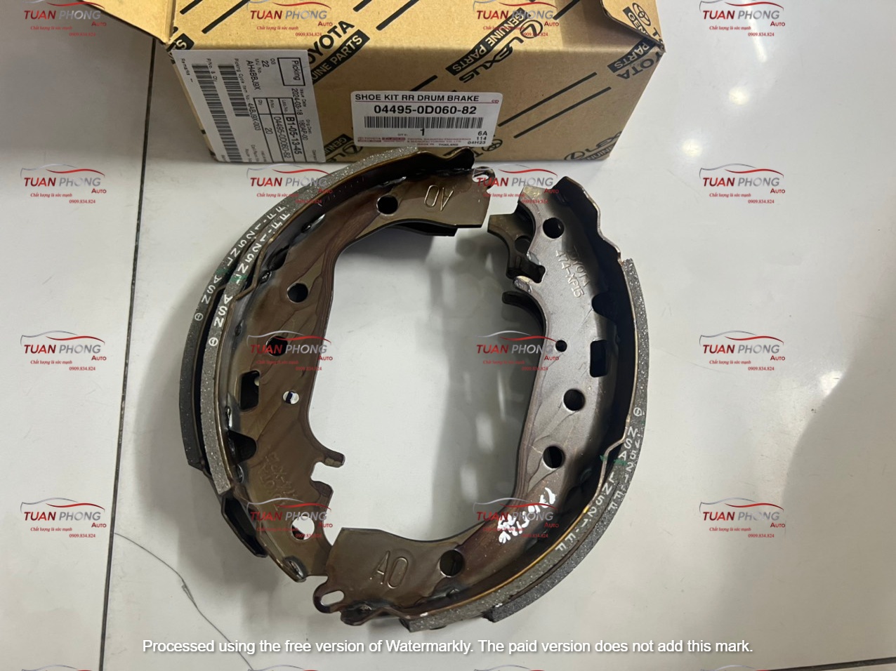 BỐ THẮNG SAU TOYOTA YARIS(04495-0D060-82)